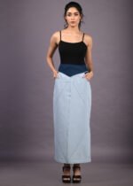 Sky Blue Denim Skirt